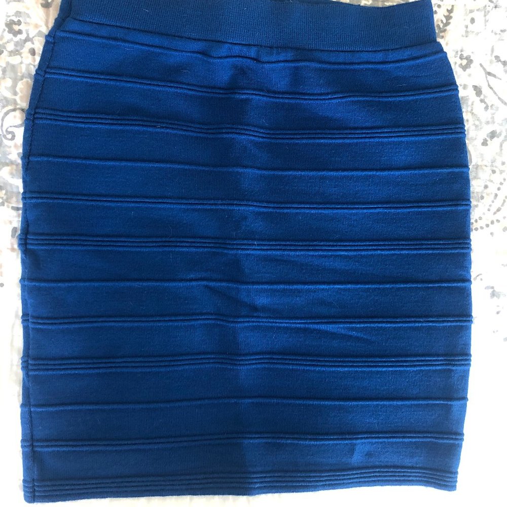 Blue Bodycon skirt - Forever 21